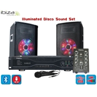 DJ350LED ILLUMINATED DISCO SET