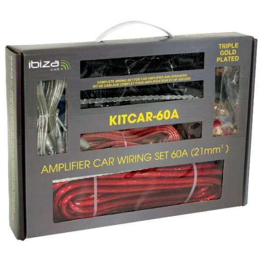 KITCAR60A CABLE SET CAR AMPLIFIER